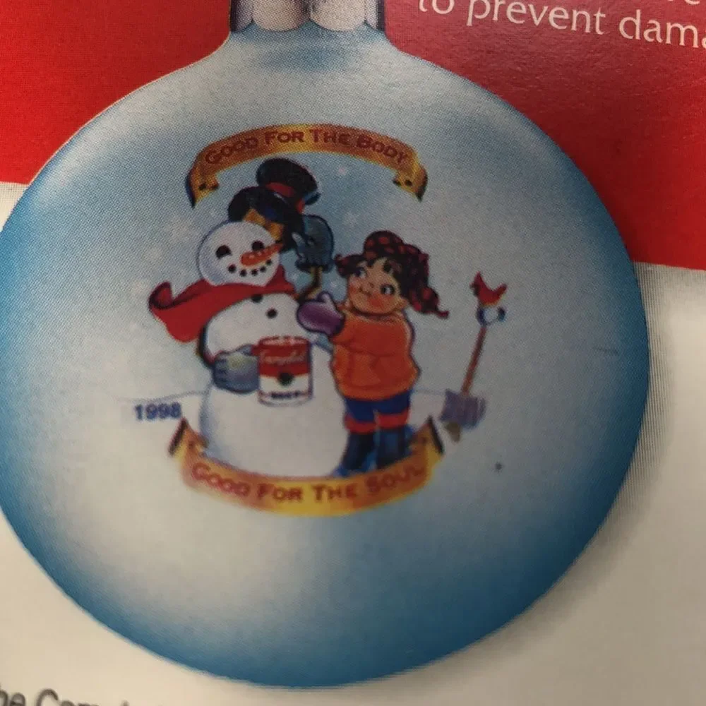 1998 Campbell’s Ornament NIB Features Classic recipes collectible brochure retro
